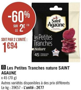 Saint agaûne les petites tranches nature