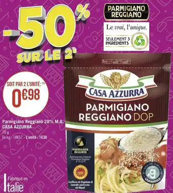 Casa azzurra parmigiano reggiano 28% m.g.