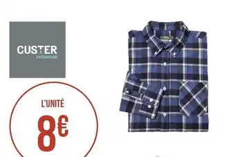 Custer chemise flanelle