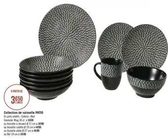 Géant Casino Collection de vaisselle patio offre