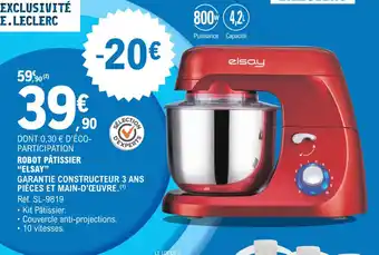 E.Leclerc ROBOT PÂTISSIER ELSAY offre