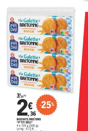 E.Leclerc BISCUITS BRETONS offre