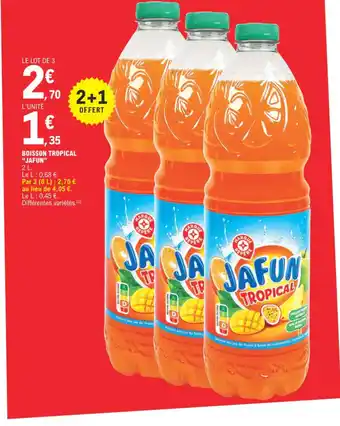 E.Leclerc BOISSON TROPICAL "JAFUN offre