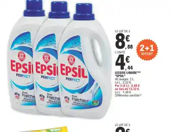 E.Leclerc LESSIVE LIQUIDE EPSIL offre
