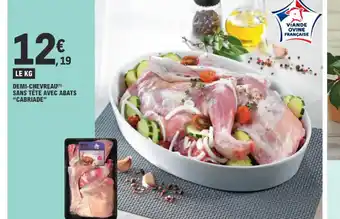 DEMI-CHEVREAU SANS TÊTE AVEC ABATS CABRIADE"