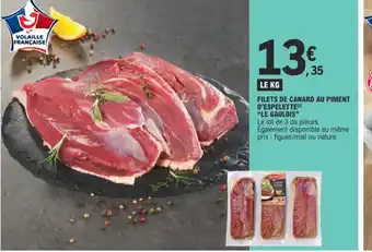 E.Leclerc FILETS DE CANARD AU PIMENT offre
