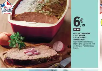 E.Leclerc PÂTÉ DE CAMPAGNE À L'ÉCHALOTE offre