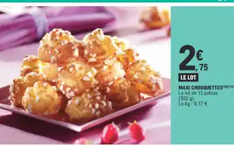 E.Leclerc MAXI CHOUQUETTES offre