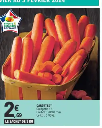 E.Leclerc CAROTTES offre