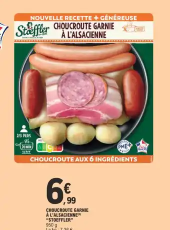E.Leclerc CHOUCROUTE GARNIE À L'ALSACIENNE STOEFFLER" offre