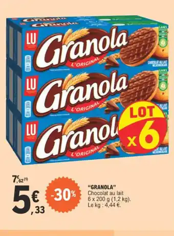 E.Leclerc GRANOLA offre