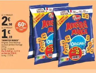 E.Leclerc "MONSTER MUNCH offre