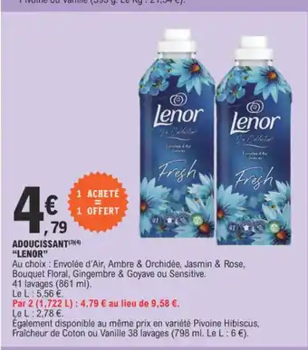 E.Leclerc ADOUCISSANT LENOR offre
