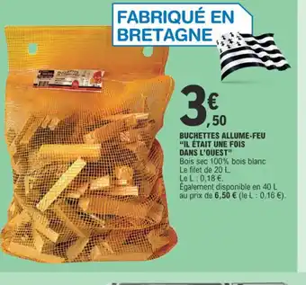 E.Leclerc BUCHETTES ALLUME-FEU offre