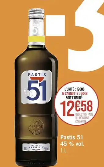 Pastis 51 45% vol.