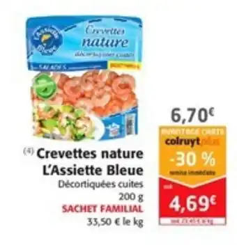 Colruyt Crevettes nature offre