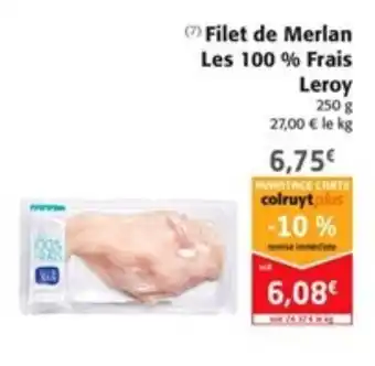 Filet de merlan