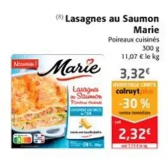 Colruyt Lasagnes au saumon marie offre