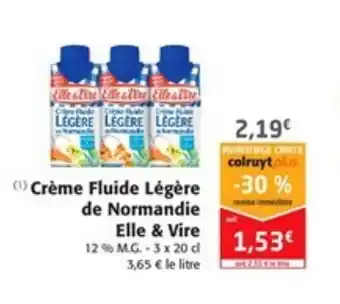 Colruyt Crème fluid légère de normandie offre