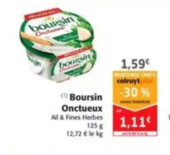 Colruyt Boursin onctueux offre