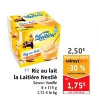 Colruyt Riz au lait offre
