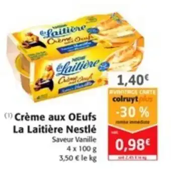 Colruyt Crème aux oeufs offre