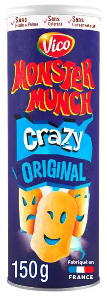 Auchan Chips Tuiles Original Monster Munch Crazy offre