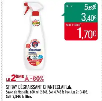 Match CHANTECLAIR SPRAY DÉGRAISSANT ▲ offre
