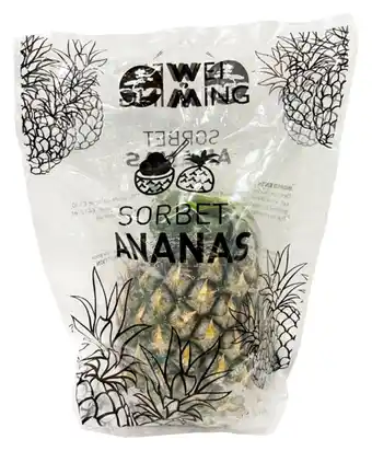 Auchan Sorbet Ananas Entier Weiming offre