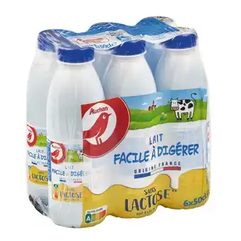 Auchan Lait Facile À Digérer Sans Lactose Auchan offre