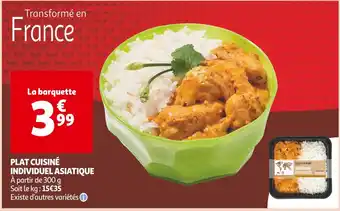 Auchan Supermarché PLAT CUISINÉ INDIVIDUEL ASIATIQUE offre
