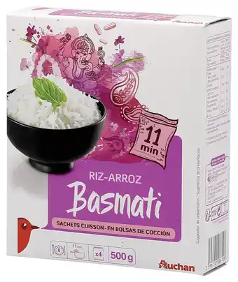 Auchan Riz Basmati Sachet Auchan offre