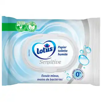 Auchan Papier Toilette Humide Sensitive Lotus offre