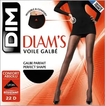 Auchan Collant Diam's Voile Galbé Dim offre