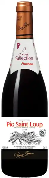 Auchan Pic Saint Loup Aop offre