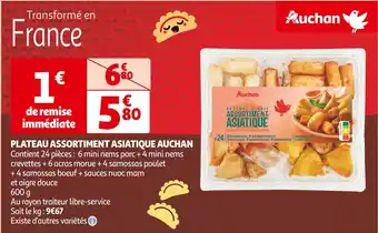 Auchan Supermarché AUCHAN PLATEAU ASSORTIMENT ASIATIQUE offre