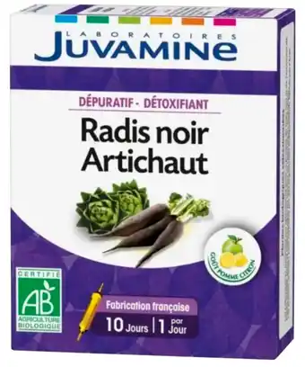 Auchan Complément Alimentaire Radis Noir Et Artichaut Bio Juvamine offre