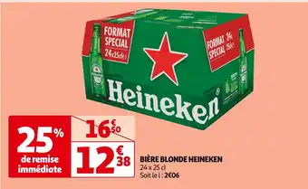 Auchan Supermarché HEINEKEN BIÈRE BLONDE offre