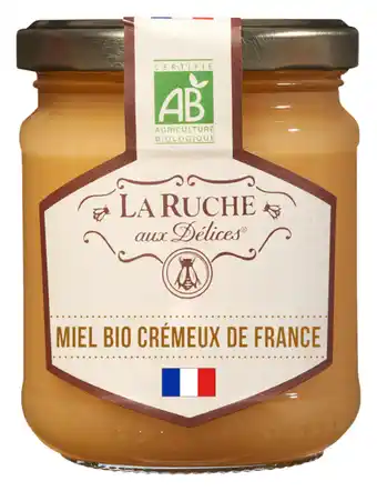 Auchan Miel Bio Crémeux De France La Ruche Aux Délices offre