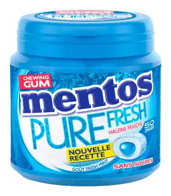 Auchan Mentos Chewing Gum Pure Fresh offre
