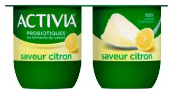 Auchan Activia Saveur Citron offre