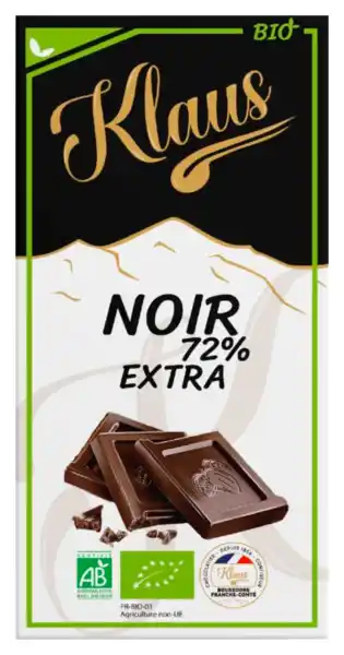 Chocolat Noir 72 % Criollo Klaus