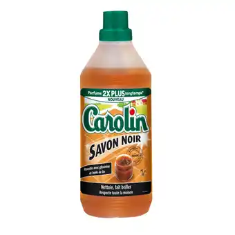 Auchan Nettoyant Sol Savon Noir Carolin offre