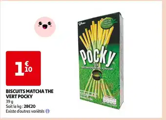 BISCUITS MATCHA THE VERT POCKY