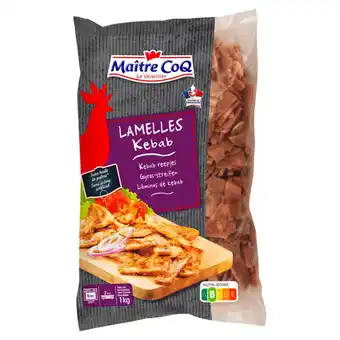 Auchan Lamelles Kebab Surgelées Maître Coq offre