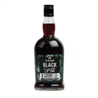 Auchan St Simon Rhum Black Spiced offre