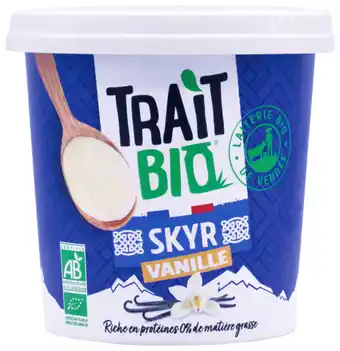 Auchan Skyr Vanille Bio Trait Bio offre