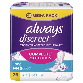 Auchan Serviettes Always Discreet offre