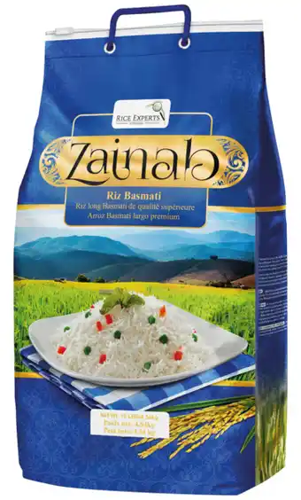 Auchan Riz Basmati Traditionnel Zainab offre