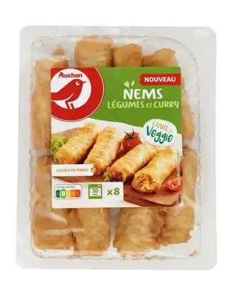 Auchan Nems Aux Légumes Et Curry Envie De Veggie Auchan offre